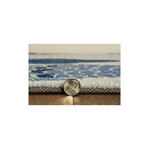 Sonesta 2010 Sea Of Fish Light Blue Rug