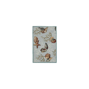 Sonesta 2021 Coral Reef Blue Rug