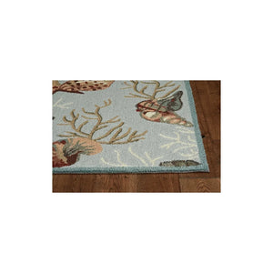 Sonesta 2021 Coral Reef Blue Rug