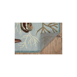 Sonesta 2021 Coral Reef Blue Rug