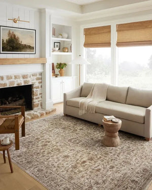 Sorrento SOR-01 Bark/Natural Rug