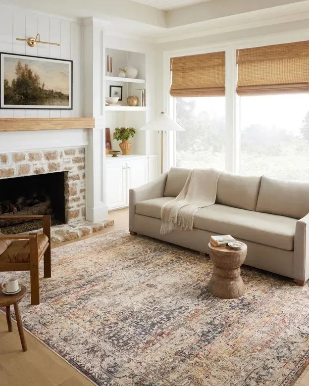 Sorrento SOR-04 Natural/Multi Rug