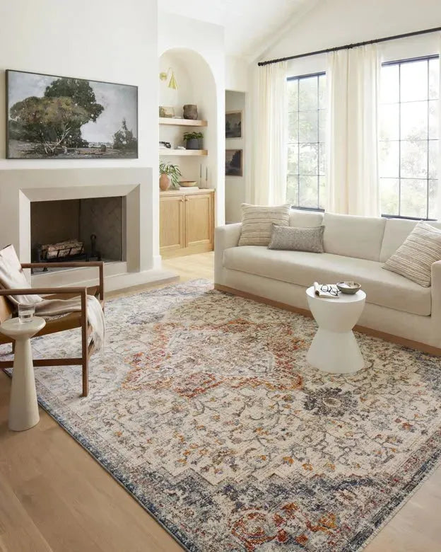 Sorrento SOR-05 Ivory/Fiesta Rug