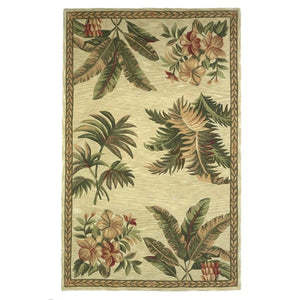 Sparta 3133 Tropical Oasis Ivory Rug