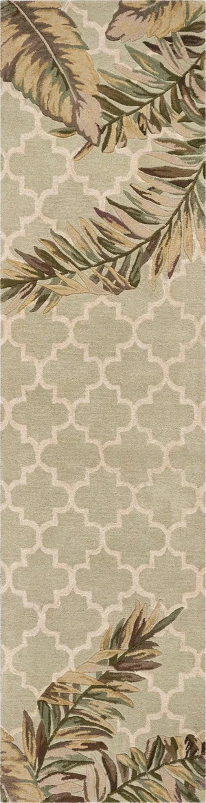 Sparta 3153 Tropical Mosaic Sage Rug