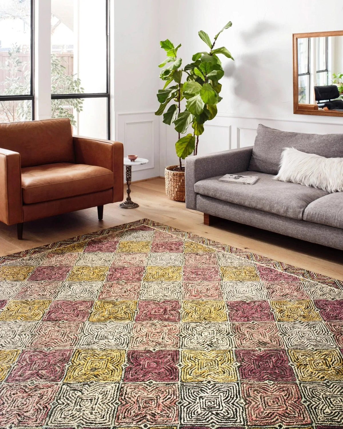 Spectrum Spe-03 Charcoal/Multi Rug