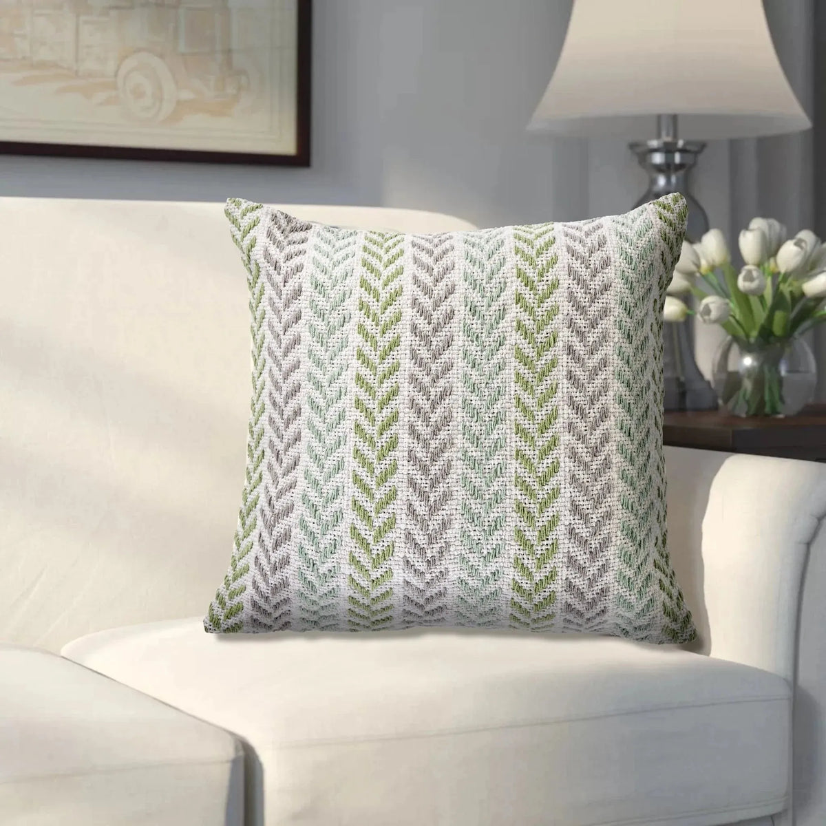Spring Day LR07411 Throw Pillow