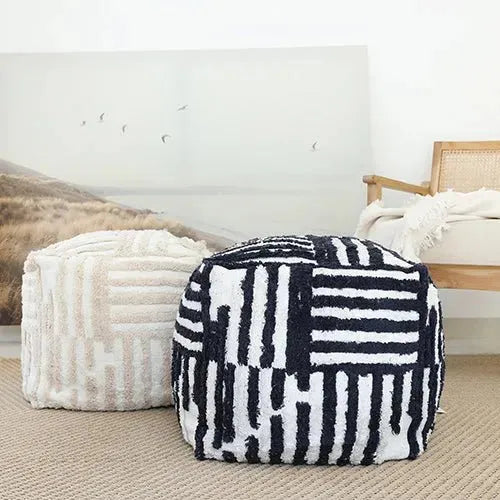 Stacy Garcia 34127NAV Navy Pouf