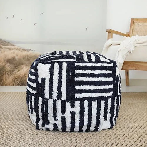 Stacy Garcia 34127NAV Navy Pouf