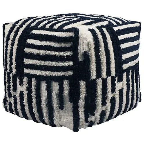 Stacy Garcia 34127NAV Navy Pouf
