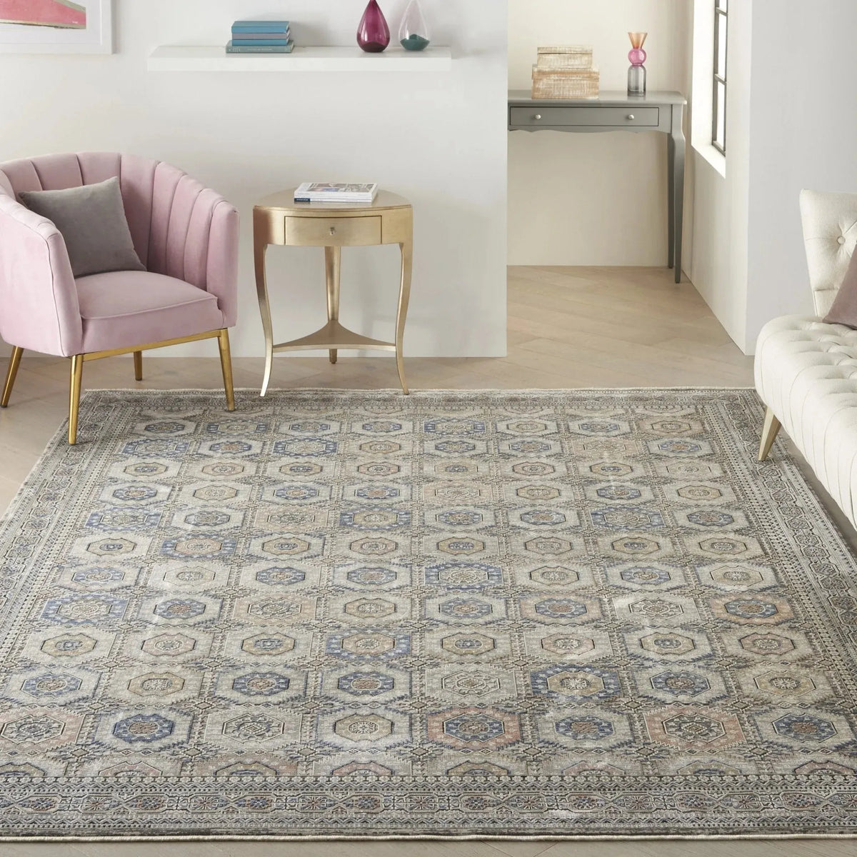 Starry Nights STN09 Grey/Navy Rug