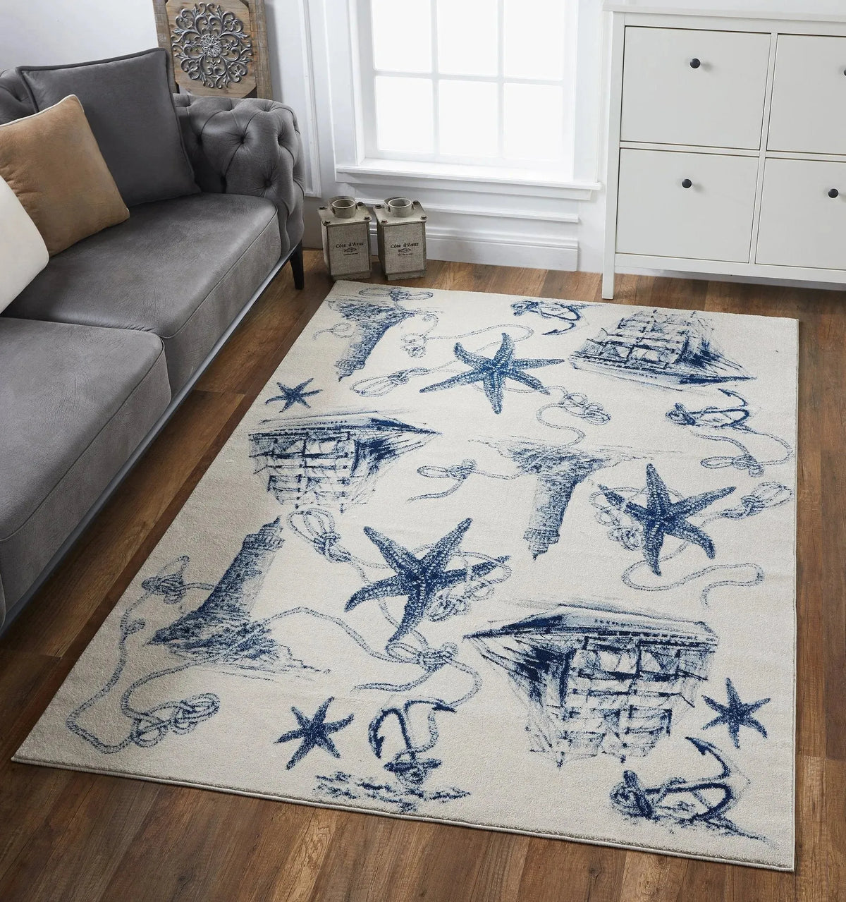 Stella 6269 Coast Ivory/Navy Rugs
