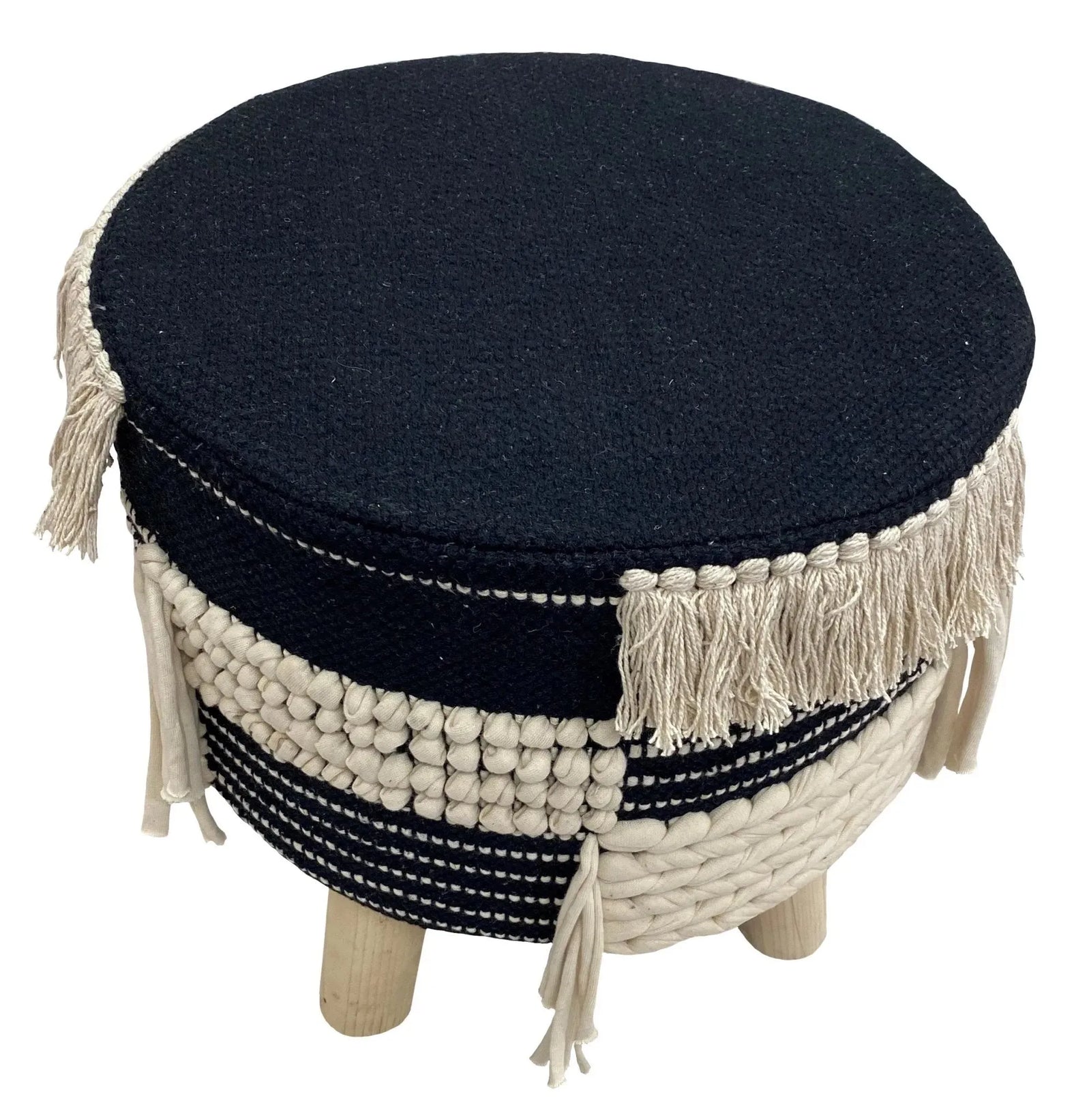 Stool Lr81702 Black/Ivory Stool