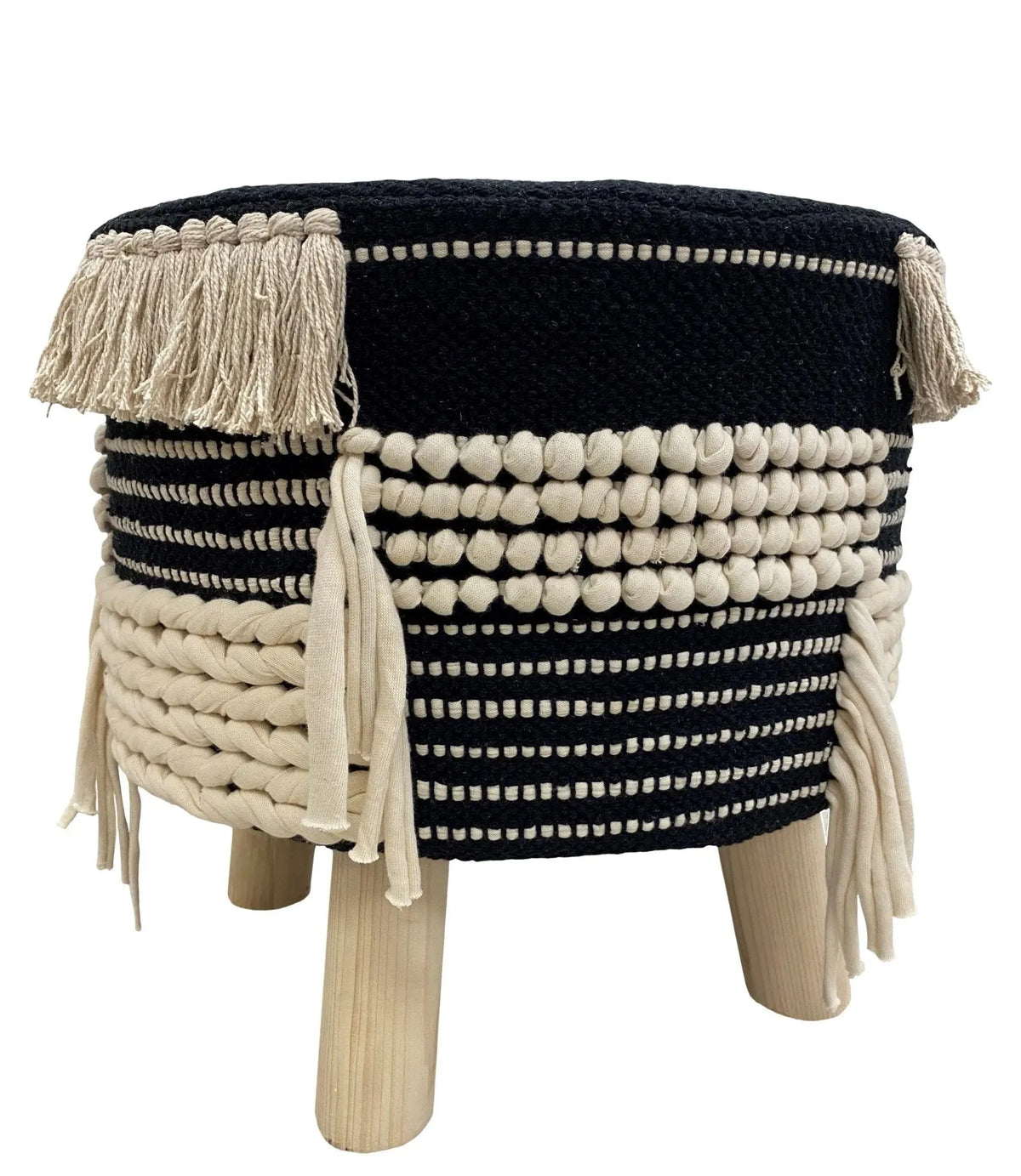 Stool Lr81702 Black/Ivory Stool