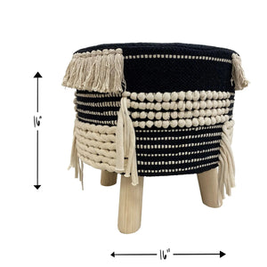 Stool Lr81702 Black/Ivory Stool