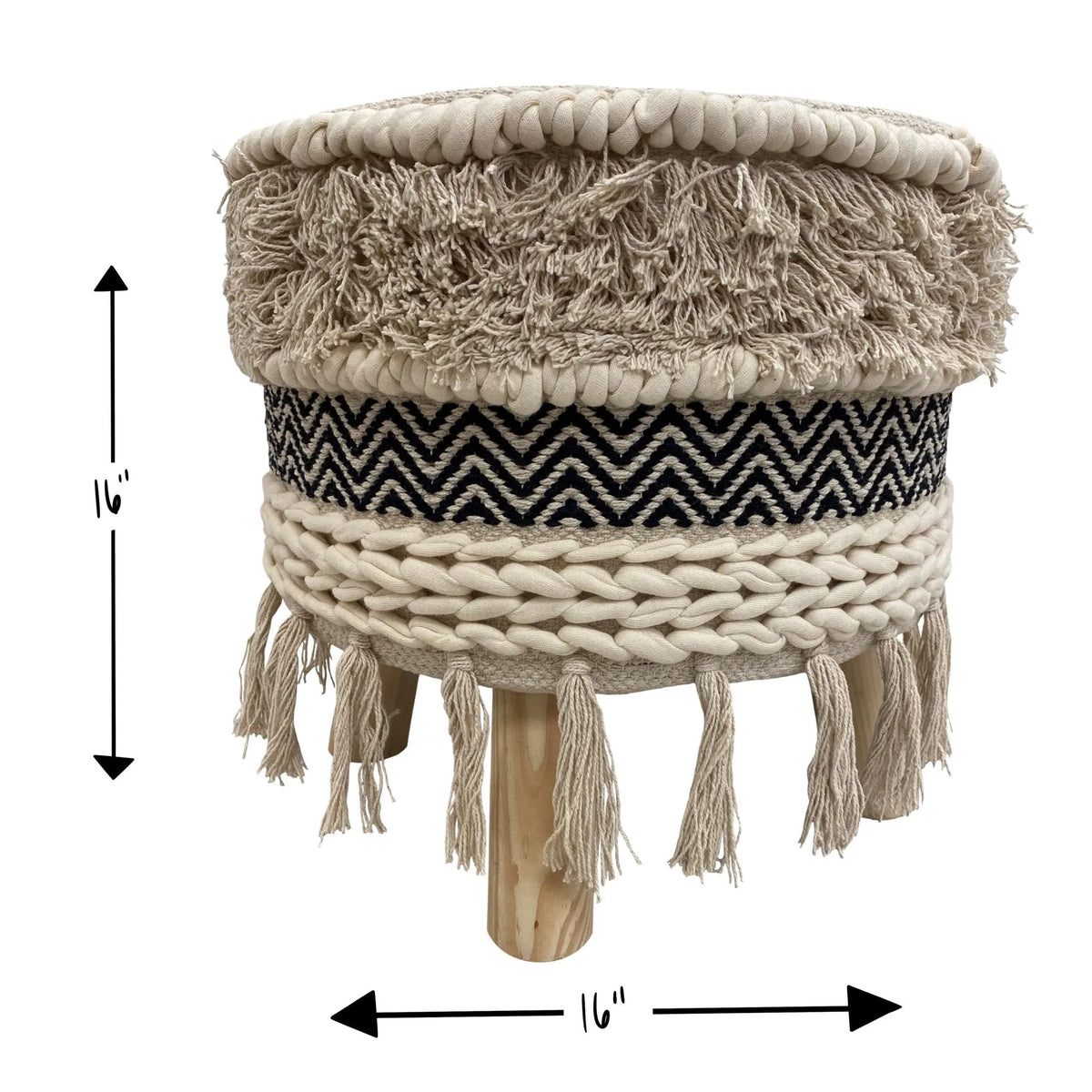 Stool Lr99759 Black/White Stool