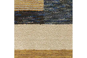 Strada STR01 Gold/Blue Rug