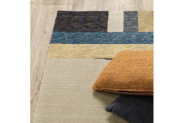 Strada Str01 Gold/Blue Rug