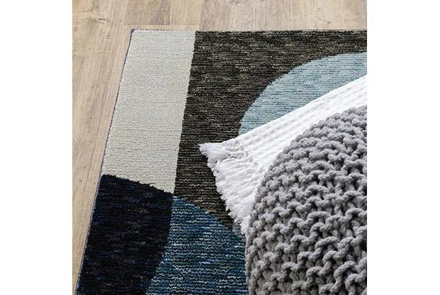 Strada Str03 Blue/Grey Rug