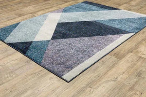 Strada Str08 Blue/Purple Rug