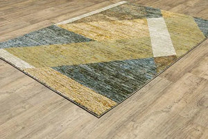 Strada Str09 Gold/Blue Rug