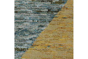 Strada STR09 Gold/Blue Rug