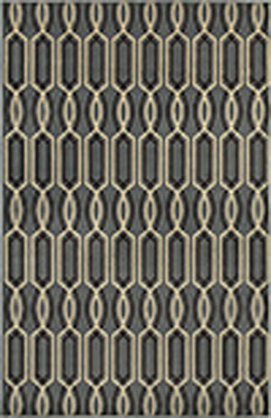 Stratton 6019A Blue / Ivory Rug