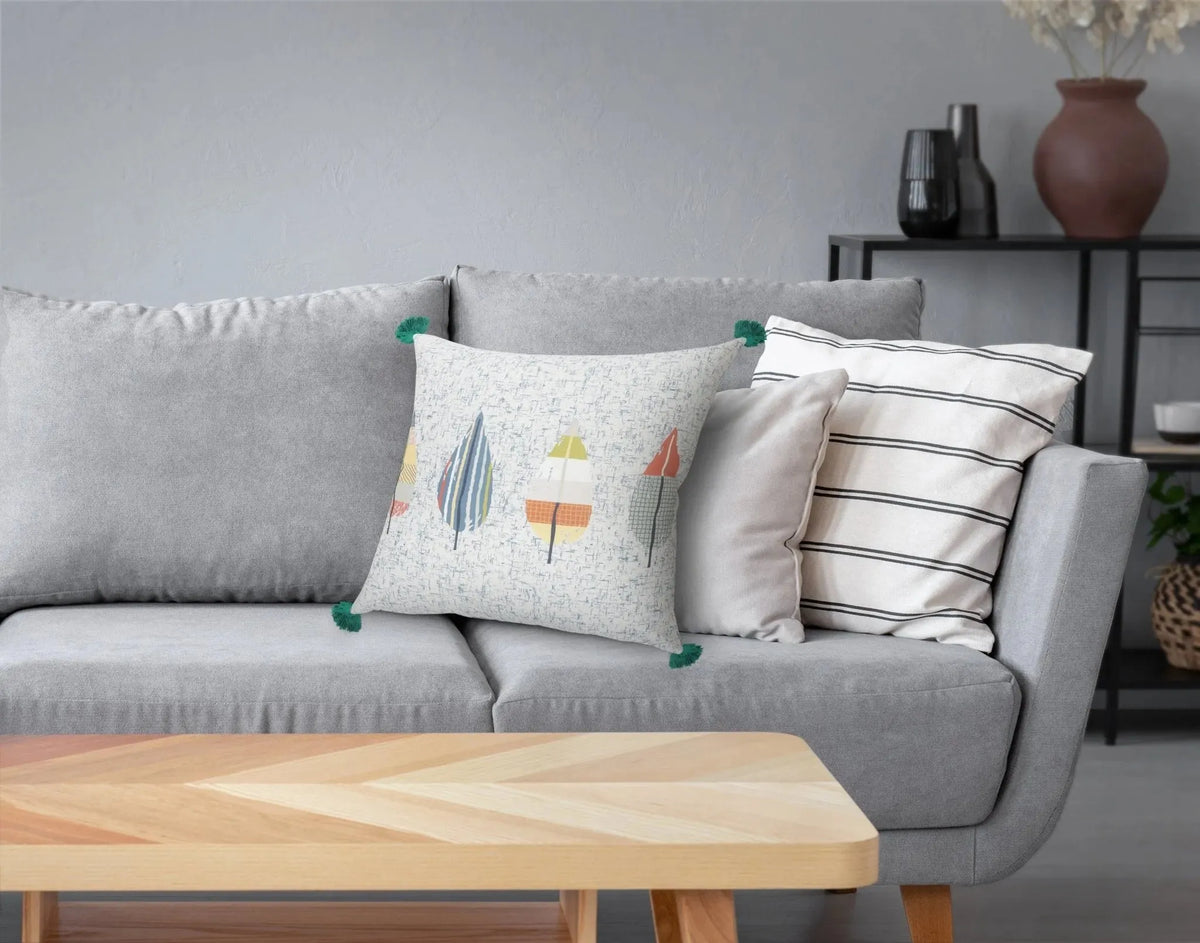 Summer Cabin Leaves Lr07576 Multi Pillow