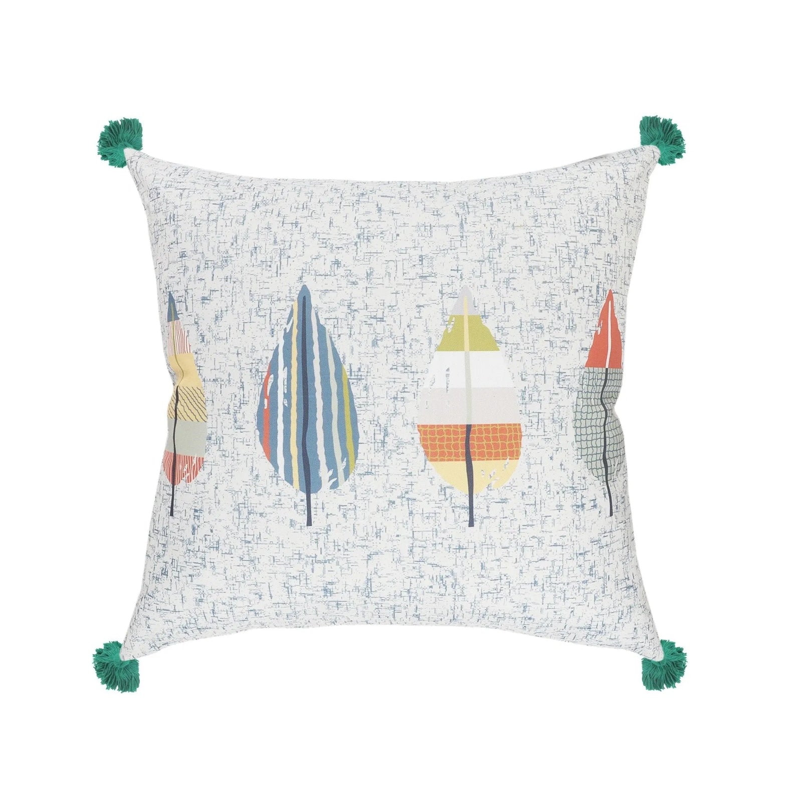Summer Cabin Leaves Lr07576 Multi Pillow