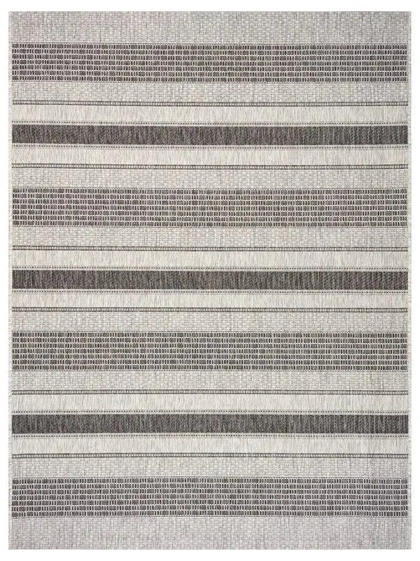 Sun shower 81246GYB Grey/Black Rug
