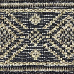 Sun Shower LR81241 Black Brown Rug