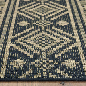 Sun Shower LR81241 Black Brown Rug