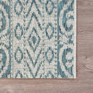 Sun Shower LR81242 Blue Green Rug
