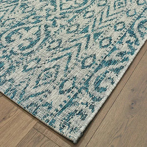 Sun Shower LR81242 Blue Green Rug