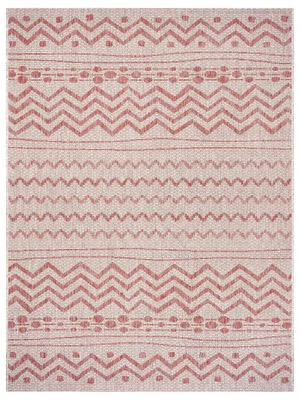Sun Shower LR81244 Beige Red Rug
