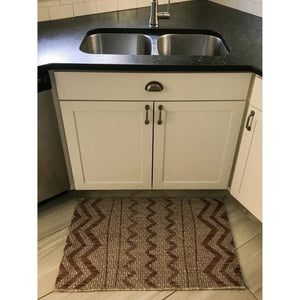Sun Shower LR81244 Beige Red Rug