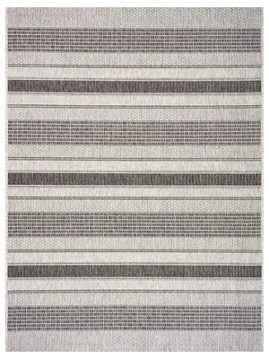 Sun Shower LR81246 Gray Black Rug