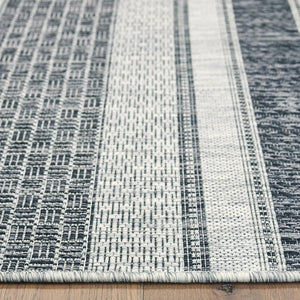Sun Shower LR81246 Gray Black Rug