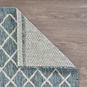 Sun Shower LR81247 Blue Gray Rug