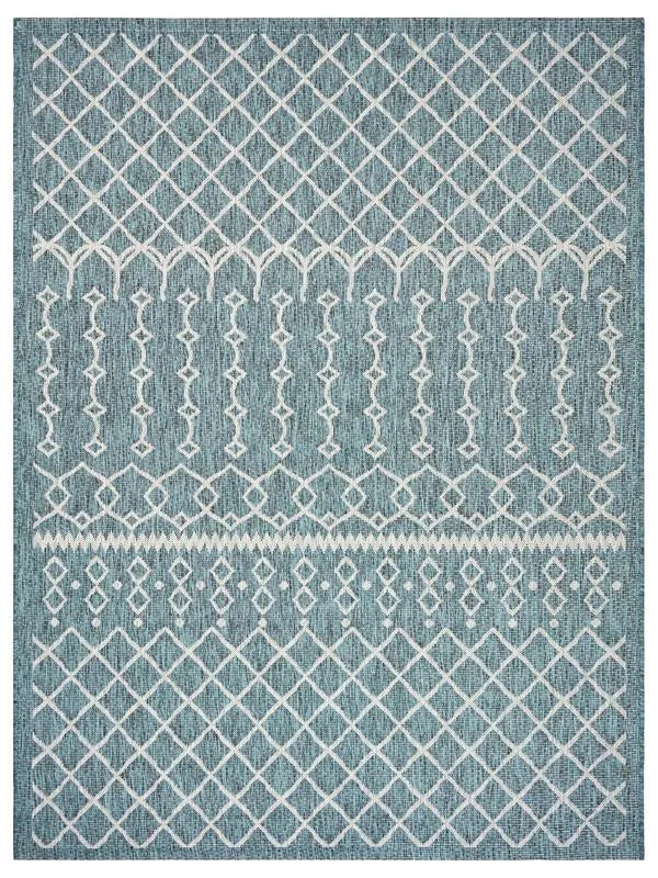Sun Shower LR81247 Blue Gray Rug
