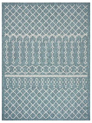 Sun Shower LR81247 Blue Gray Rug