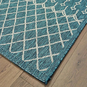 Sun Shower LR81247 Blue Gray Rug