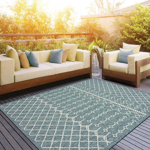 Sun Shower LR81247 Blue Gray Rug
