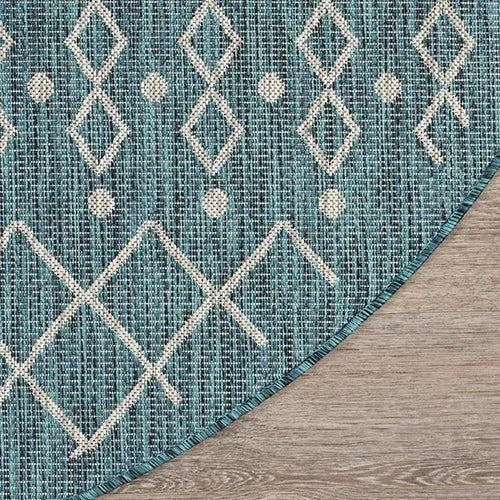 Sun Shower LR81247 Blue Gray Rug