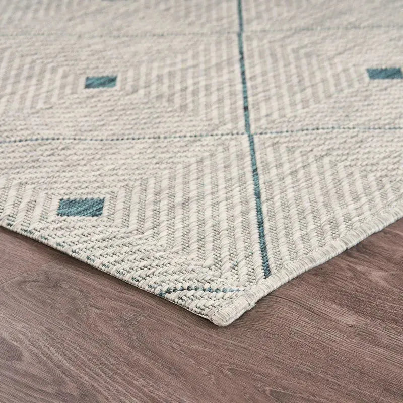 Sun Shower LR81248 Blue Gray Rug