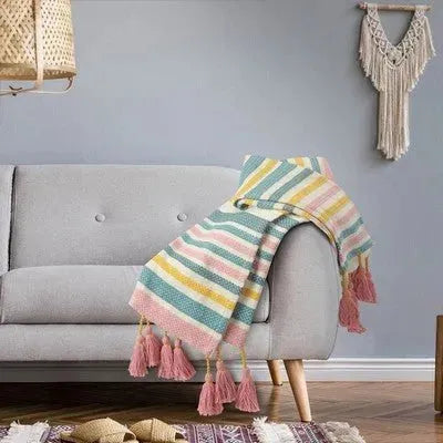 Sundry 80182MLT Multi Throw Blanket