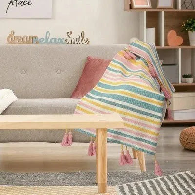 Sundry 80182MLT Multi Throw Blanket