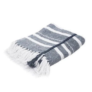 Sundry 80191NAV Navy Throw Blanket
