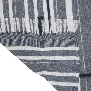 Sundry 80191NAV Navy Throw Blanket