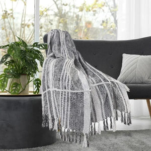 Sundry 80192GRM Grey/Melange Throw Blanket